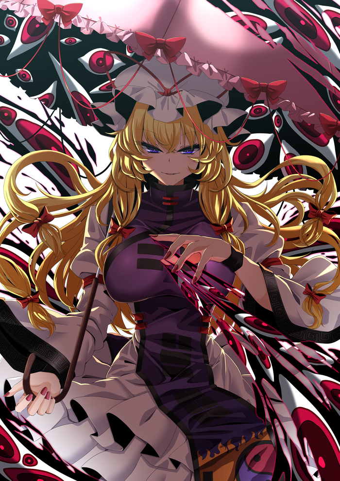 Yakumo Yukari Touhou, Yakumo Yukari, Anime Art, , Rihito