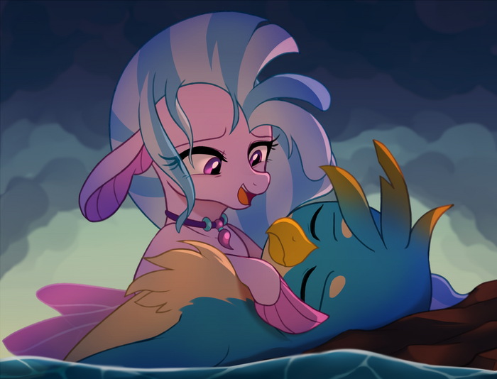 Wish I could be My Little Pony, Silverstream, , Seapony, Marenlicious, , Gallus