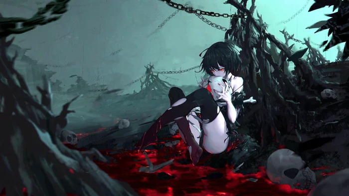 Nightcore - Unforgiven - My, Nightcore, Music, Rock, Art, Video