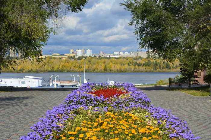 Krasnoyarsk - My, Krasnoyarsk, , Embankment, Shore