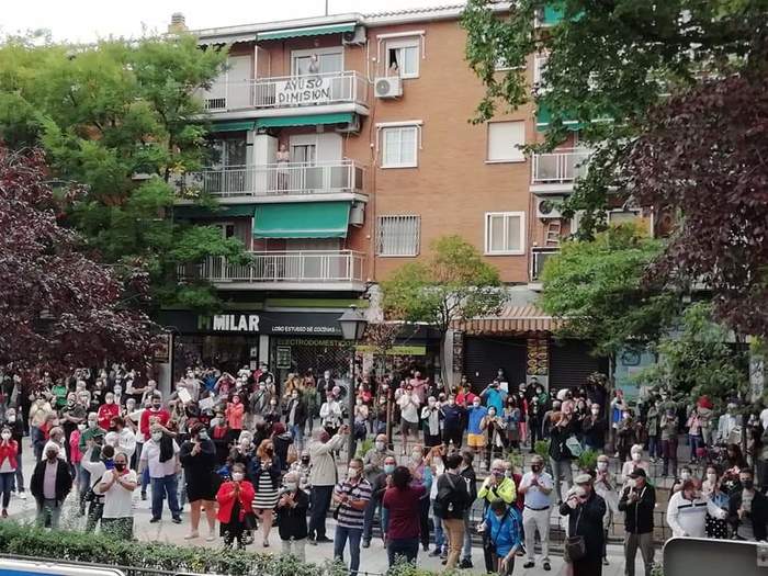 Protests in Madrid - Spain, Madrid, Coronavirus, Protest, Rally, Quarantine, Longpost, Politics