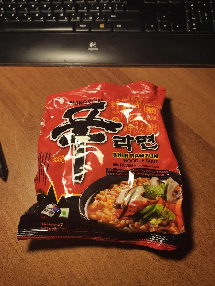 Shin Ramen Nongshim - My, Doshirakology, Noodles, Beachpacket, Spicy, Overview, Food Review, Longpost