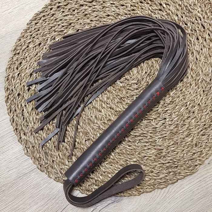 Flogger - My, Needlework without process, Leather products, Leather craft, Lash, BDSM, Flogger