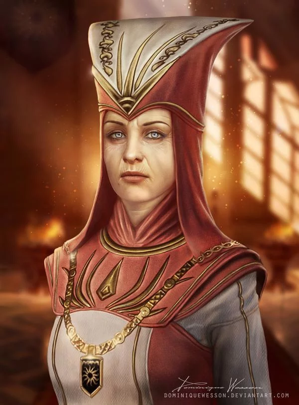 Grand Cleric - Dragon age, Priestess, Art, Drawing