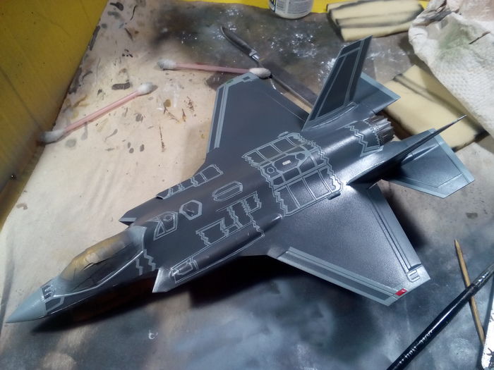 Lockheed-Martin F-35A Lightning II, Italeri, 1/72. Çàìåòêè ïî ñáîðêå Ñòåíäîâûé ìîäåëèçì, Ñáîðíàÿ ìîäåëü, Ñáîðêà, Àýðîãðàôèÿ, Õîááè, Ðóêîäåëèå ñ ïðîöåññîì, Àâèàöèÿ, Ñâîèìè ðóêàìè, Äëèííîïîñò