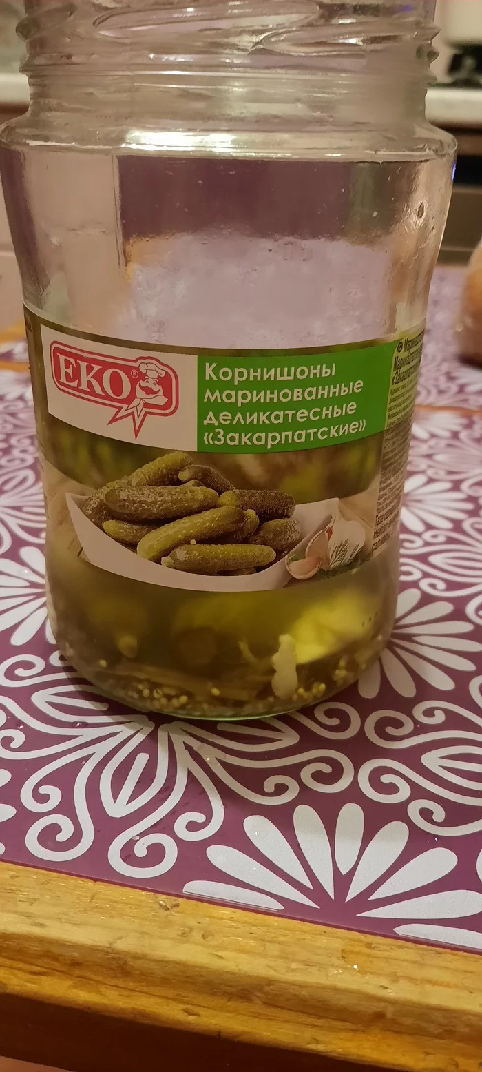 Delicious cucumbers - My, Food, Trade, Shock, Poor quality, Longpost, Negative, Gherkins, Canned food, A complaint, Manufacturers