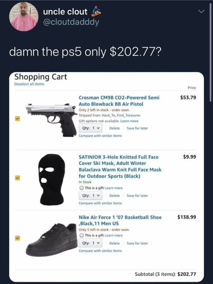 PlayStation 5  202 $