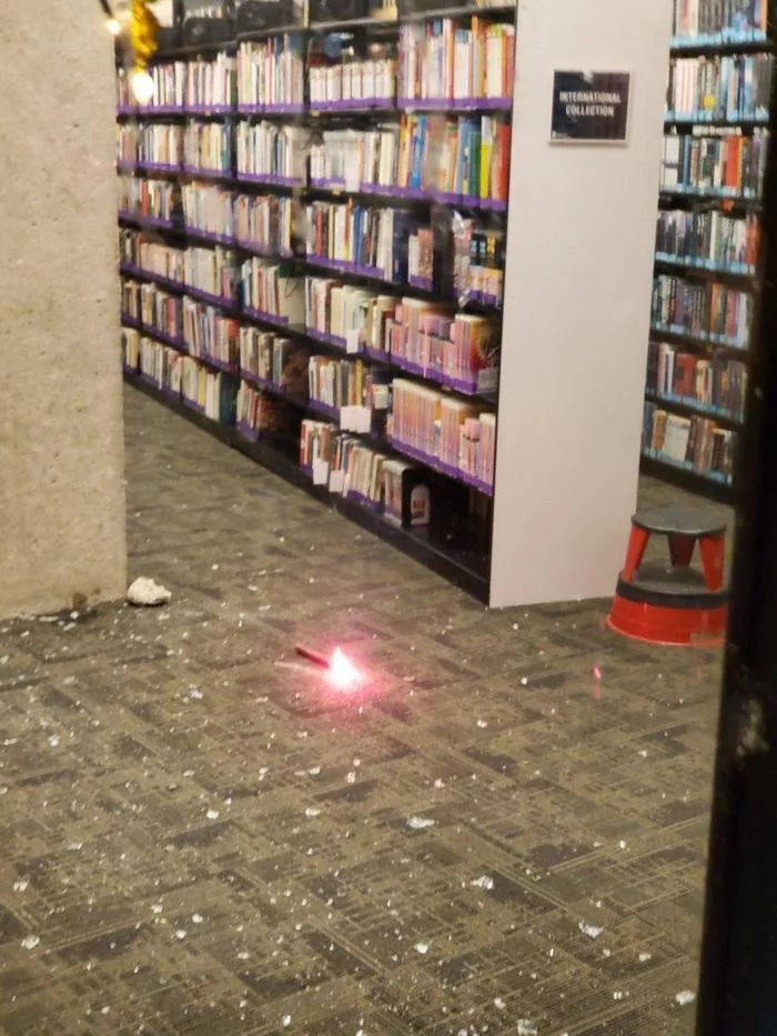 They broke into the library and... - Black people, Black lives matter, Education, Library, Disorder, Longpost