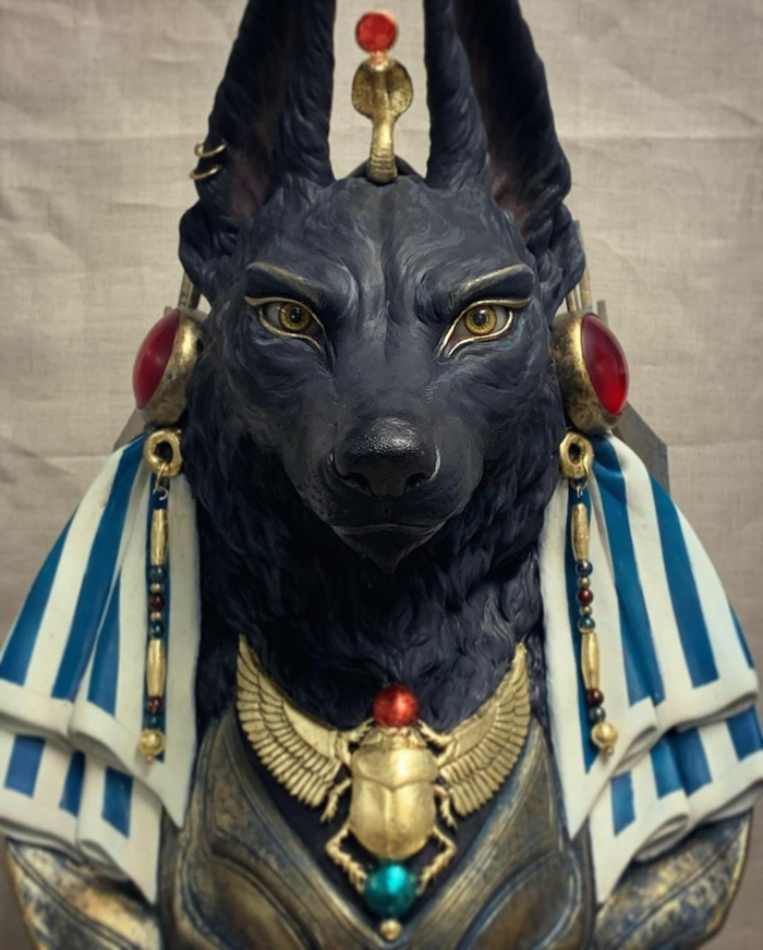 Египетский бог с головой собаки фото и названия