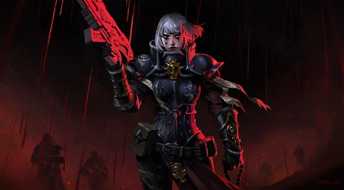 Sisters of Battle - Art, Fan art, Wh Art, Warhammer 40k