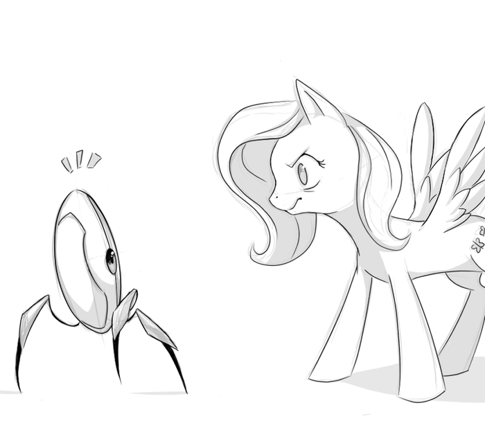  My Little Pony, Fluttershy, Portal, , 