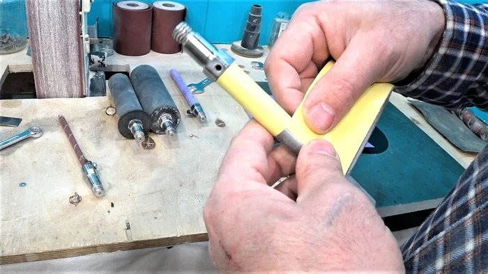 Do-it-yourself sanding sleeve for sanding drums - Master Class, With your own hands, Video, Longpost, Workshop, Life hack, Cunning, Carpenter, Needlework with process