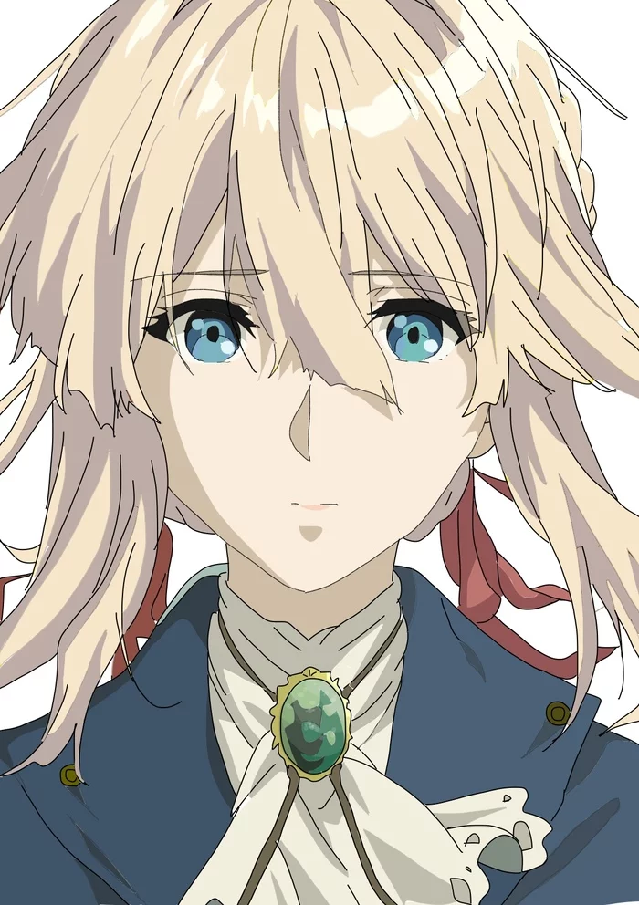 Violet - Anime, Anime art, Girls, Violet Evergarden, Art