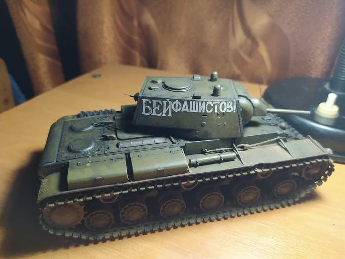 KV-1(L-11) for the museum in Idriza - My, KV-1, Modeling, Tanks, Longpost