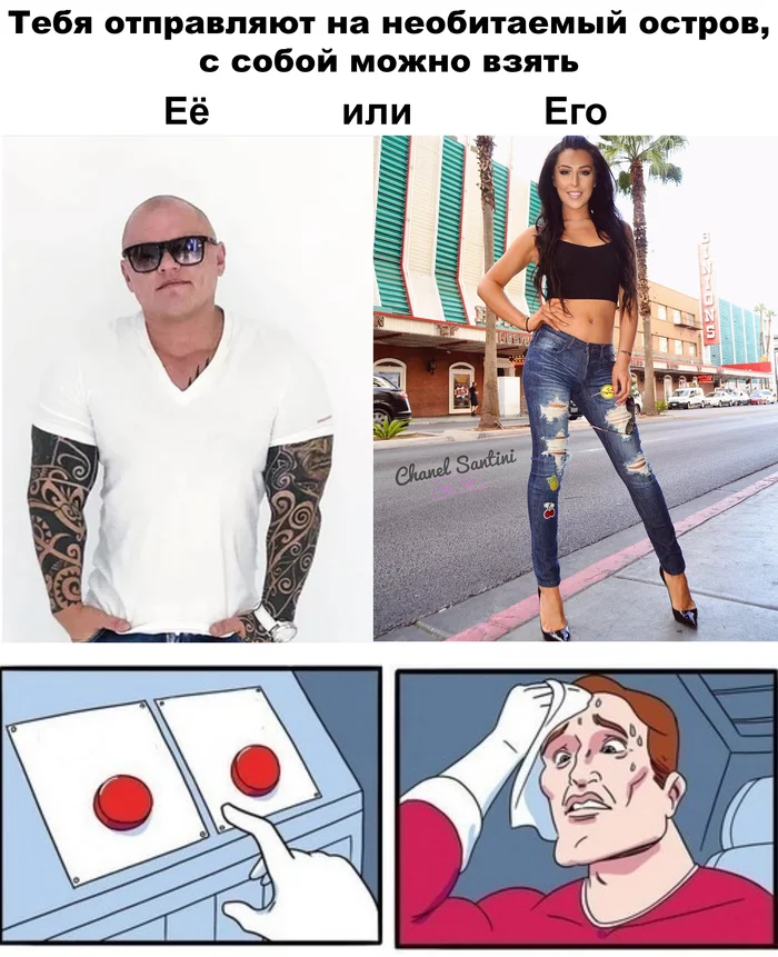 Guys, what's your choice? ) - My, Anna Turaeva, Memes, Choice, Humor, Picture with text