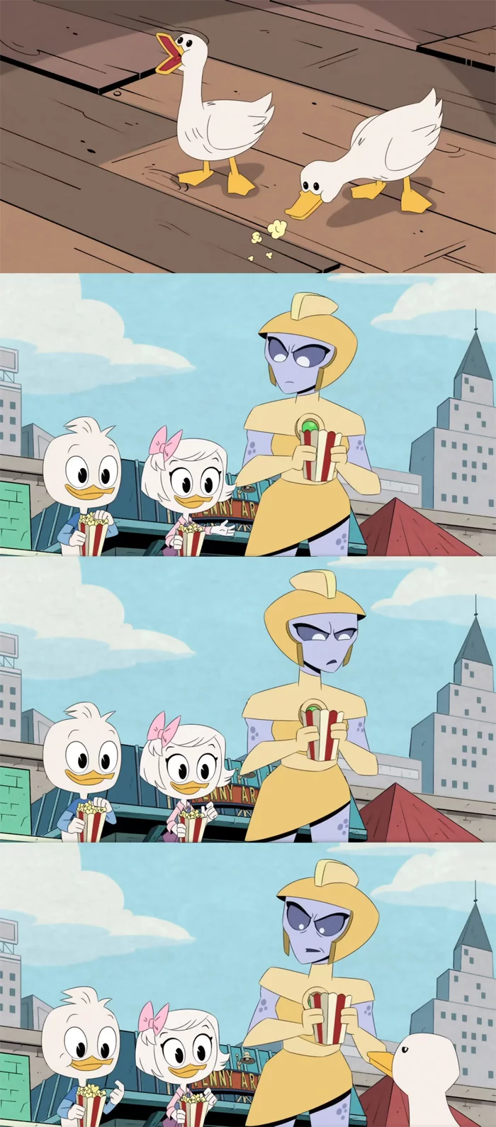 The Most Sudden Silent Scene in the New DuckTales - DuckTales, New duck stories, Duck, Screenshot, Longpost, Spoiler