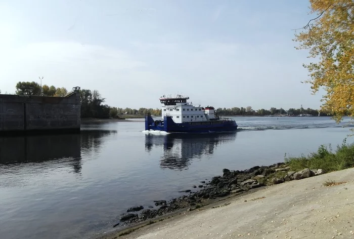 Captain Polushkin - Ship, River, Balakovo, Saratov region, Longpost, Volga river