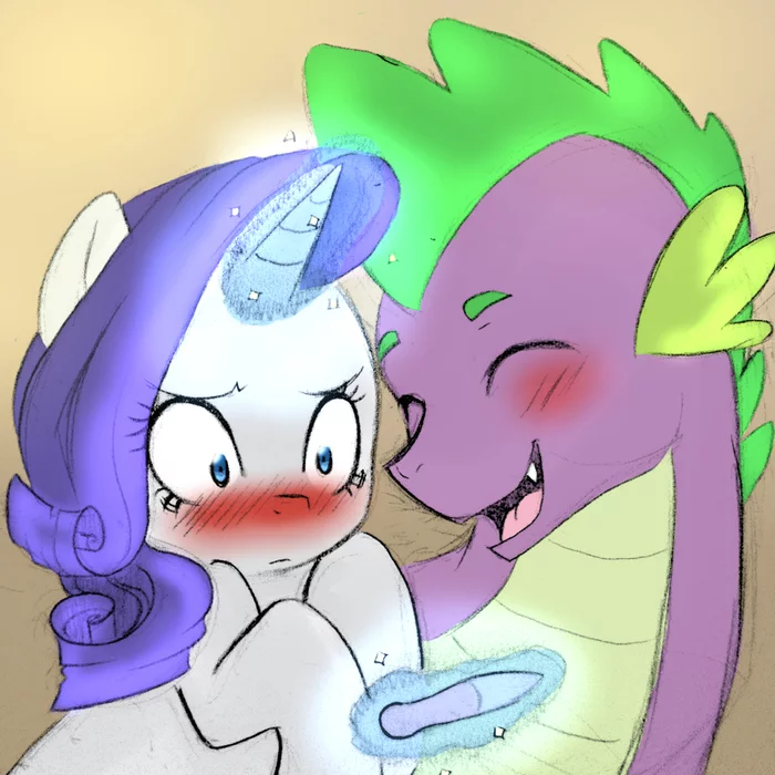 Unexpected plot twist - My little pony, Rarity, Spike, Shipping, MLP Edge