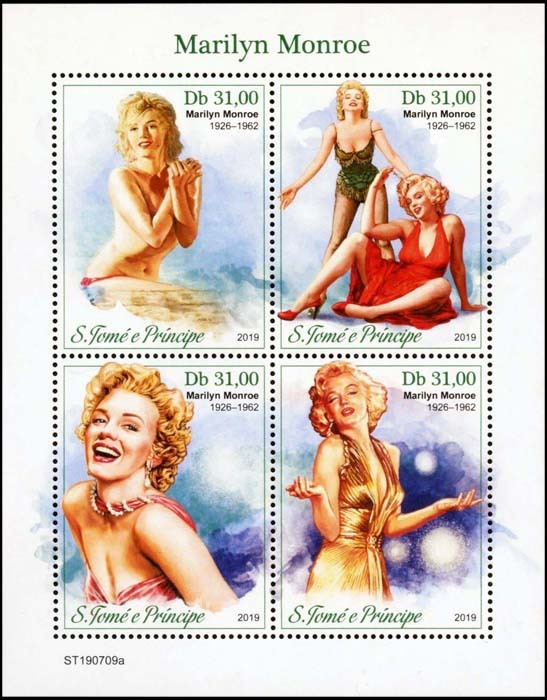 ММ  на почтовых марках (XXX) Цикл "Великолепная Мэрилин" - Выпуск 249