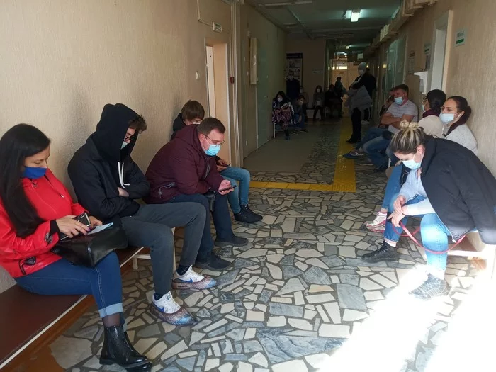 Clinics on the brink - My, Coronavirus, Polyclinic, Queue, Ufa, Doctors, Longpost