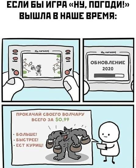 Яйца - Юмор, Игры, Ну погоди!, Донат, Покупка, Gamehub, Комиксы, Волк и яйца, Чилик