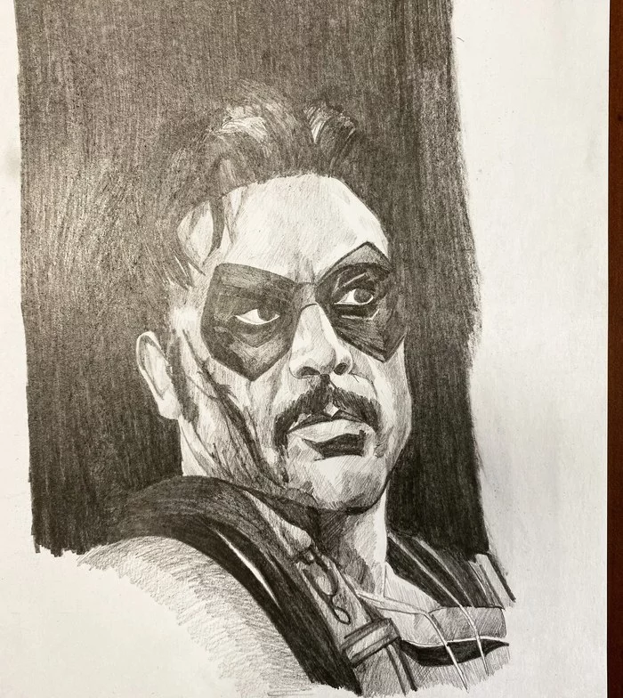 Post 7757778 - My, The keepers, Comedian, Jeffrey Dean Morgan, Dc comics, Drawing, Learning to draw