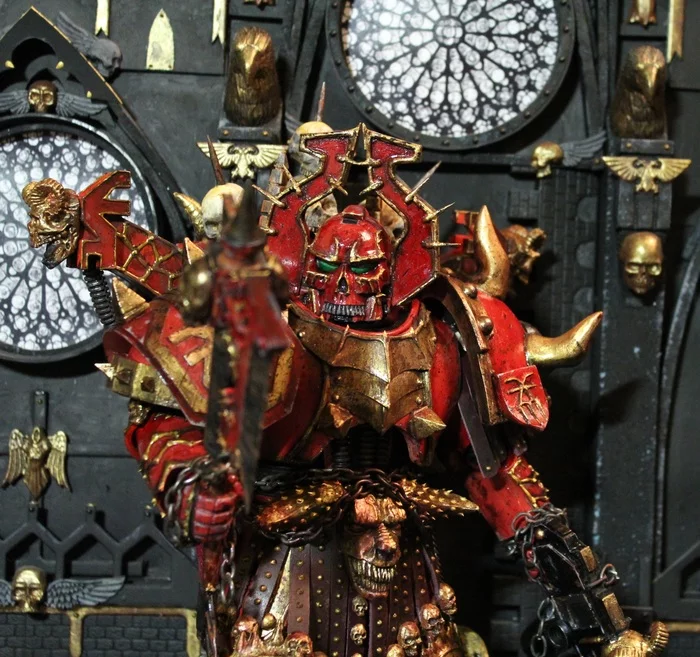 Berserker of Khorne - My, Warhammer 40k, Modeling, Miniature, Painting miniatures, Hobby, Collecting, Warhammer, With your own hands, Longpost