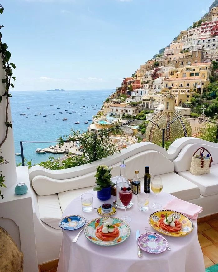 Breakfast - Images, beauty, Italy, Breakfast, Sea