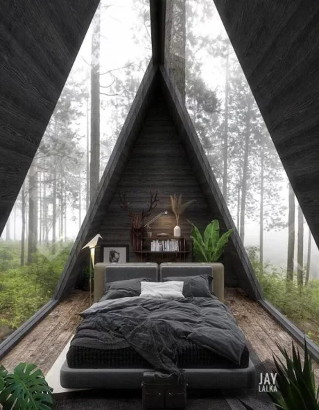 The perfect house in the forest! - House, Forest, Nature