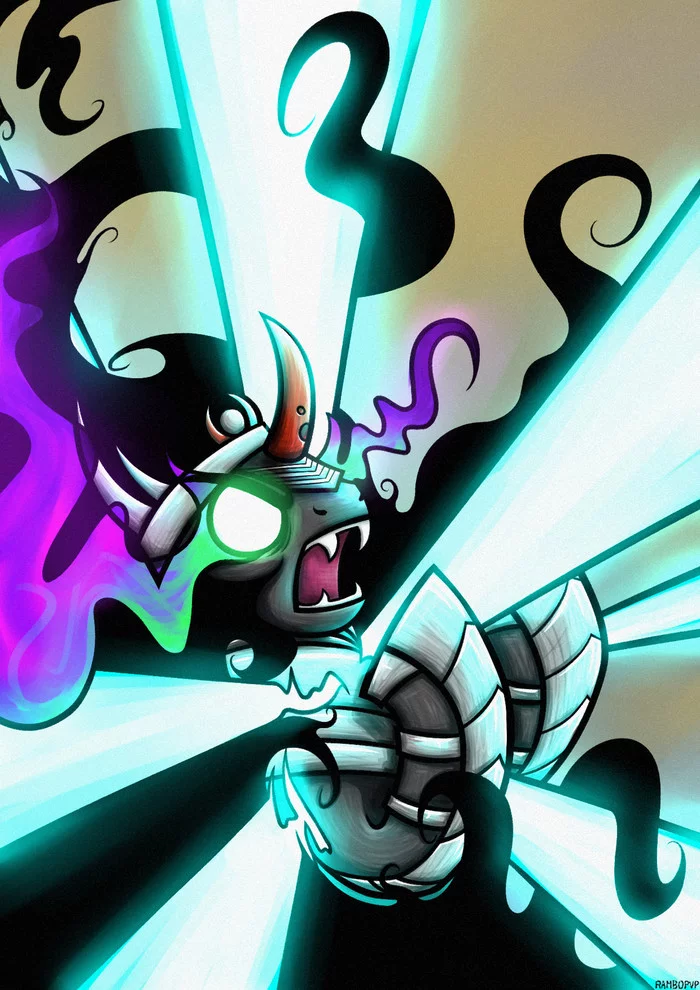 “I will live,” he shouted, “Forever! Forever!” - My little pony, King sombra
