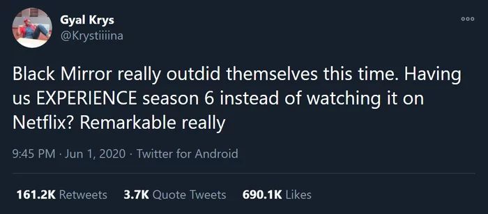 Need a spoiler! What will end? Will there be new seasons? - Black mirror, Season, Serials, Reality, Twitter