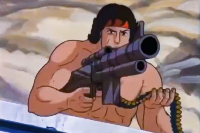 Rambo, Police Academy and RoboCop: cartoons for children inspired by films for adults - My, Movie heroes, Animated series, Rambo, Police Academy, Robocop, Thriller, Comedy, Fantasy, Video, Longpost