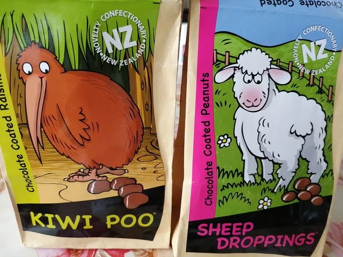 Souvenir from New Zealand - My, Candy, New Zealand, Bon Appetit, , Sheeps, Litter, Marketing, Kiwi