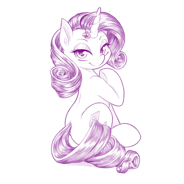 This pony is Rarity - My little pony, Rarity, Dstears