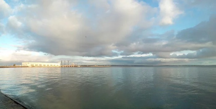 Ах, эти тучи в голубом - Моё, Новосибирск, Обское водохранилище, Хорошая погода, Фотография, Небо, Тучи