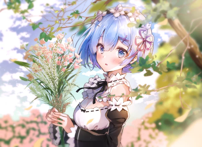 Rem - Re: Zero Kara, Rem (Re: Zero Kara), Anime art, Anime