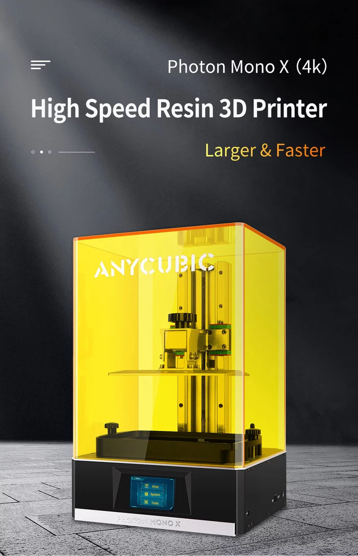 Pre-ordered AnyCubic Foton Mono X - My, 3D, 3D printer, 3D печать, 3D modeling, 3D graphics, Photopolymer printing, Video, Longpost