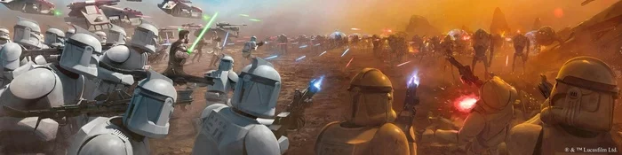 Battle of Geanosis. Or clones fought against droids - My, Star Wars stormtrooper, alternative history, Longpost