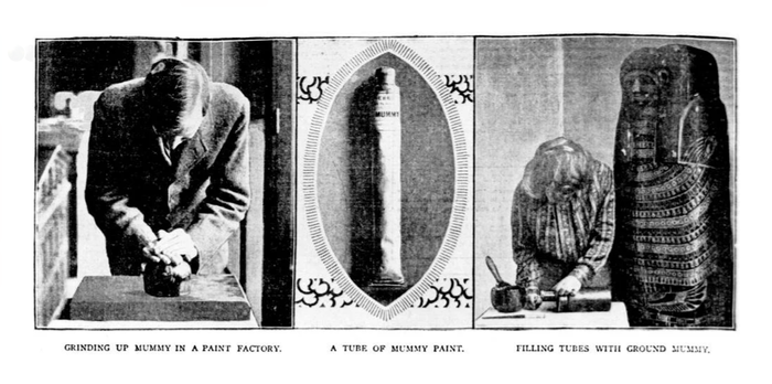 Самая жуткая краска в истории Мумия, История, Цвет, Длиннопост, Яндекс Дзен, Краски
