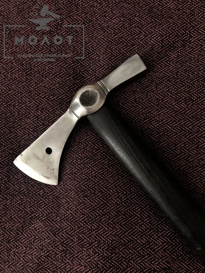 Version of Coin from the Gulbishche mound - My, Chisel, Axe, Hammer, Weapon, Version, Reconstruction, Longpost