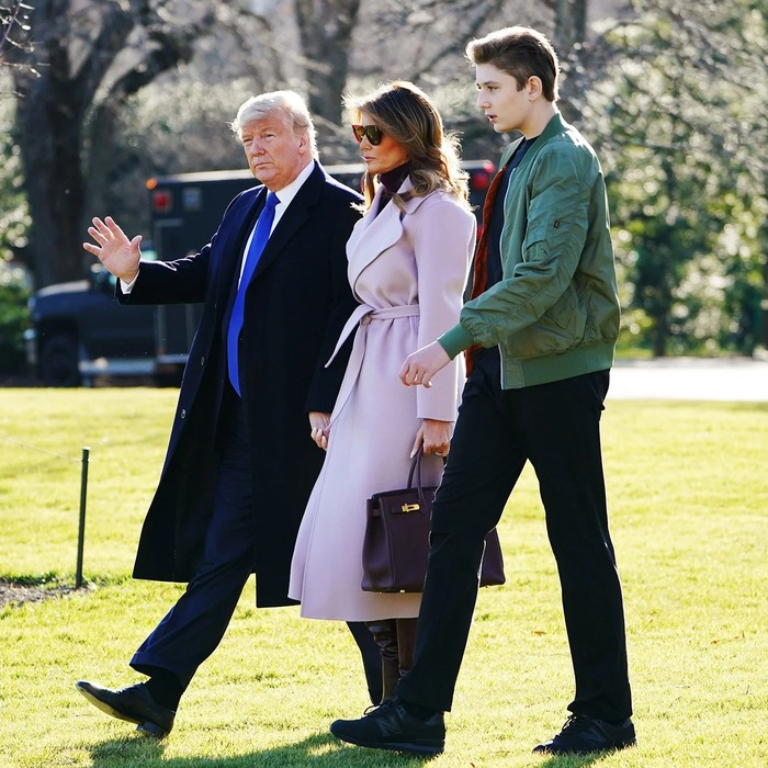 Это Бэррон Трамп. Ему всего 14 лет | Пикабу