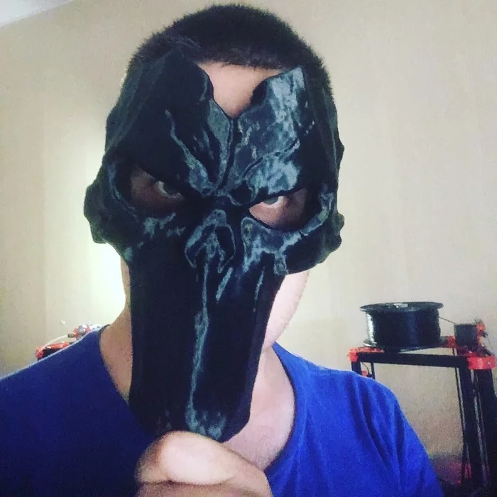 Printed the Darksiders mask at SLA - Darksiders, Scull, 3D печать, Video