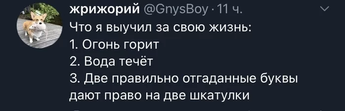 Что я выучил за свою жизнь - Моё, Поле Чудес, Twitter, X (Twitter)