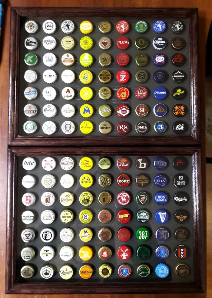 Beer cap panel - My, Lids, Panel, Bar, A pub, Registration