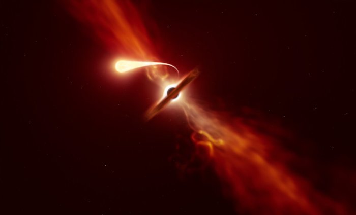 Astronomers have witnessed the execution of a star by a black hole - Astronomy, Astrophysics, Black hole, Star, Video, Longpost, Copy-paste, Supermassive black hole, Stars