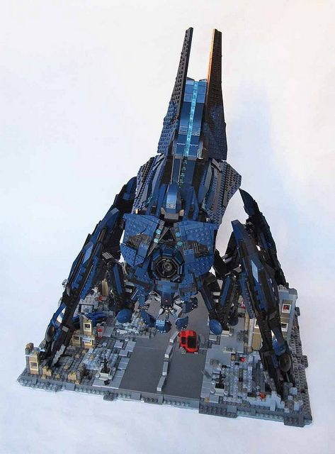 Lego Mass Effect Reaper Destroyer - My, Lego, Mass effect, Reaper, Robot, Constructor, Games, Longpost