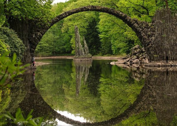 Elven Bridge - Germany, The photo, Bridge, Longpost, RГЎkotzbrГјcke