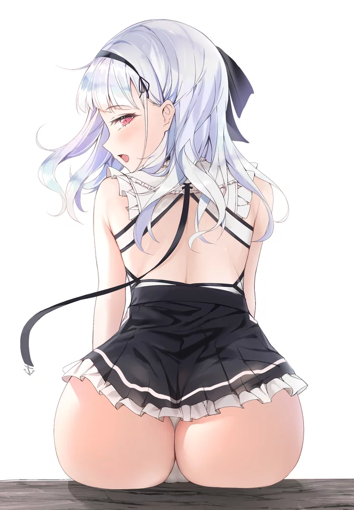 Dido - NSFW, Аниме, Anime Art, Azur Lane, Dido, Попа, Панцу