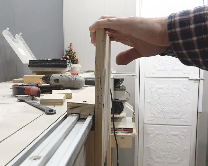 Do-it-yourself sanding box with an inclined tabletop, made from a hand-held sanding machine - My, With your own hands, Longpost, Master Class, Workshop, Carpentry workshop, Video blog, Needlework with process, Video