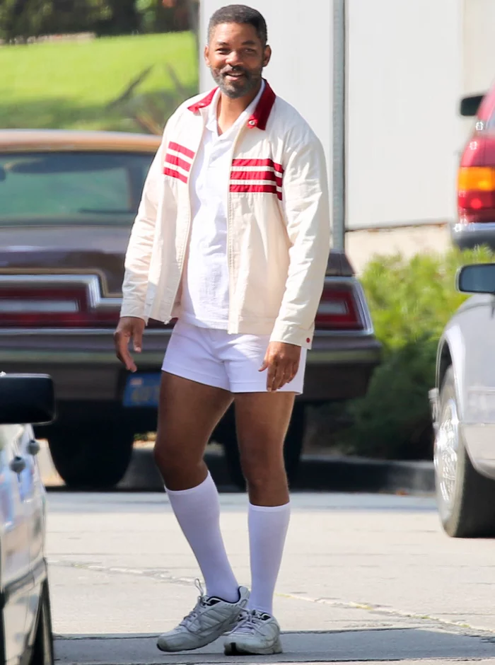 Will Smith as Father Venus and Serena Williams - Will Smith, Serena Williams, The Williams Sisters, Tennis, Actors and actresses, Photos from filming, Longpost